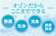 除菌洗浄用オゾン水生成器販売開始