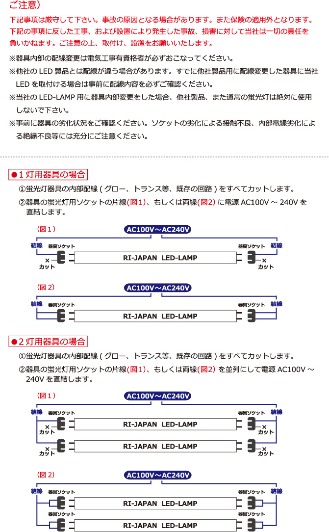 工事配線仕様